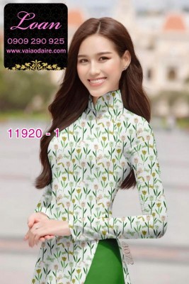 Vải áo dài hoa nhí-DT 11920