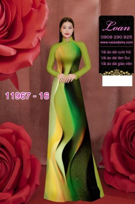 Vải áo dài in hoa 3D-DT 11967
