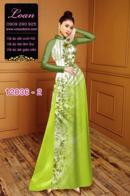 Vải áo dài in hoa 3D-DT 12036