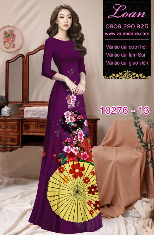 Vải áo dài hoa tết Vải áo dài hoa tết
