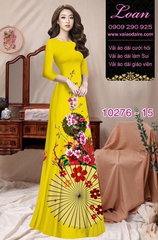 Vải áo dài hoa tết Vải áo dài hoa tết