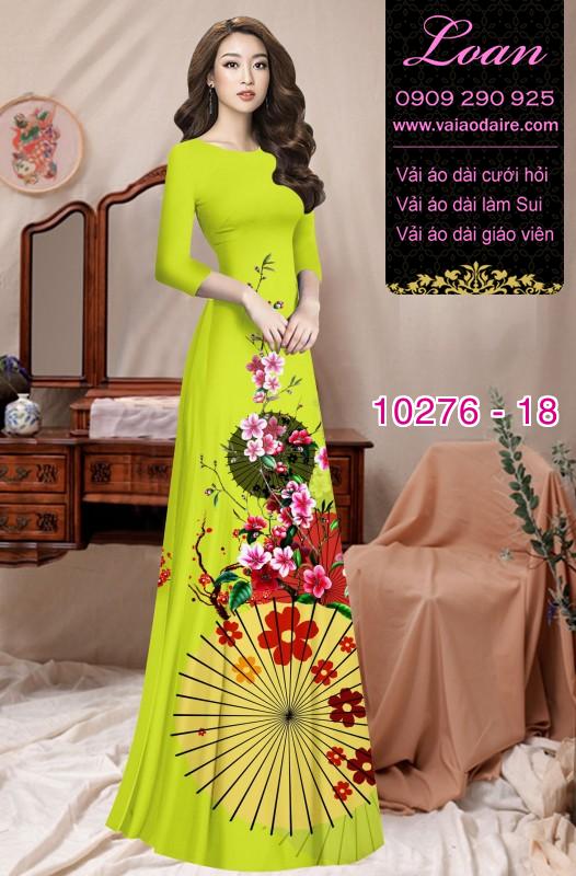 Vải áo dài hoa tết Vải áo dài hoa tết