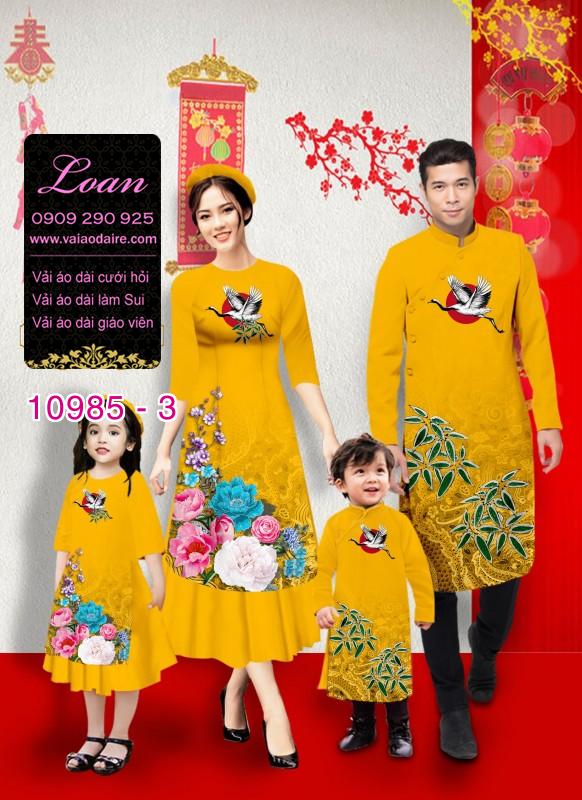 Vải áo dài tết cho gia đình Vải áo dài tết cho gia đình