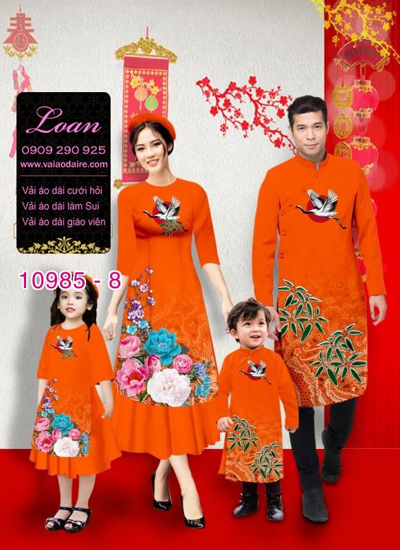 Vải áo dài tết cho gia đình Vải áo dài tết cho gia đình