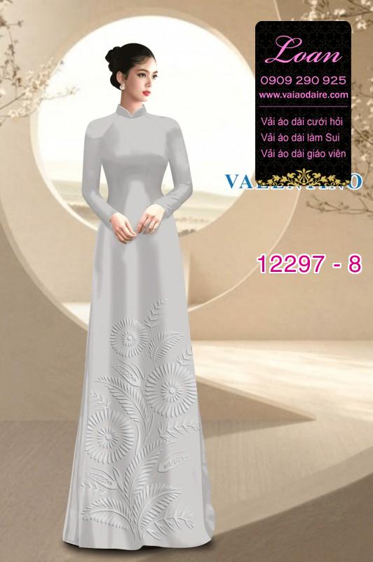 Vải áo dài in 4D Vải áo dài in 4D