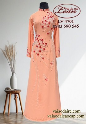 Áo dài kết pha lê cao cấp-ADTK 12329
