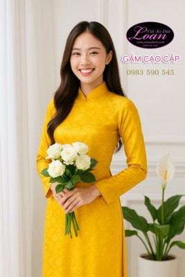 Vải áo dài gấm Thái Tuấn-GT 12382