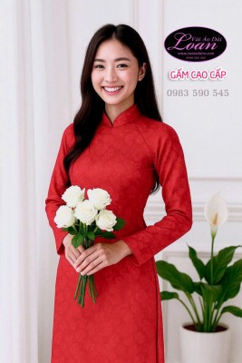 Vải áo dài gấm Thái Tuấn-GT 12385