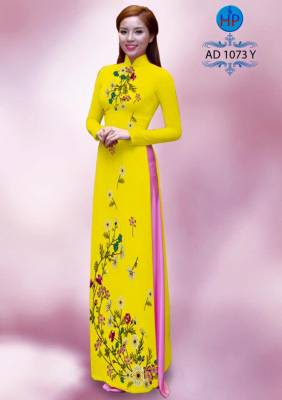Vải áo dài hoa nhỏ-DT 1456