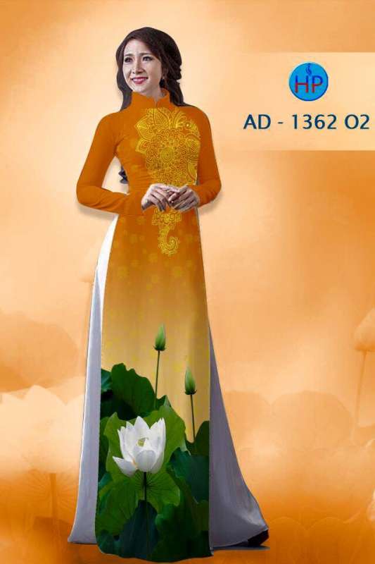 Vải áo dài hoa Sen