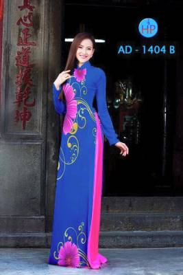 Vải áo dài hoa 3D-DT 1598