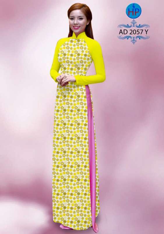 Vải áo dài chấm bi