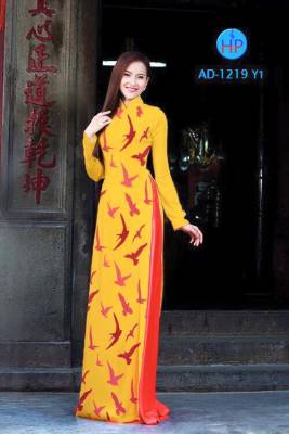 Vải áo dài chim én-DT 1840