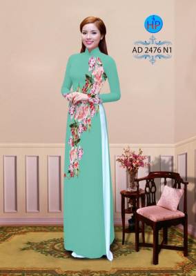 Vải áo dài hoa 3D-DT 2192