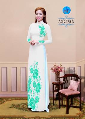 Vải áo dài hoa văn-DT 2244