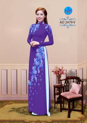 Vải áo dài hoa nhỏ-DT 2249