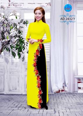 Vải áo dài hoa dây nhỏ-DT 2272