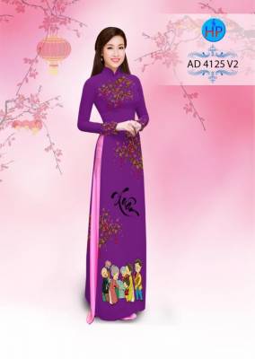 Vải áo dài tết-DT 2749