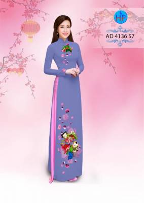 Vải áo dài bánh chưng ngày tết-DT 2793