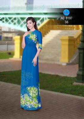 Vải áo dài hoa nhỏ-DT 2855