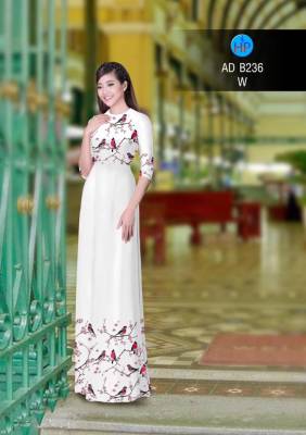 Vải áo dài chim cảnh-DT 2862