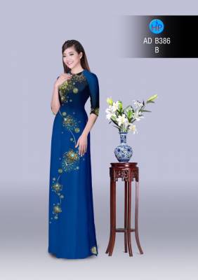 Vải áo dài hoa văn lấp lánh-DT 2877