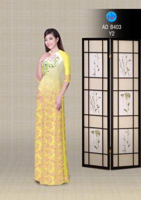 Vải áo dài hoa nhỏ-DT 2887