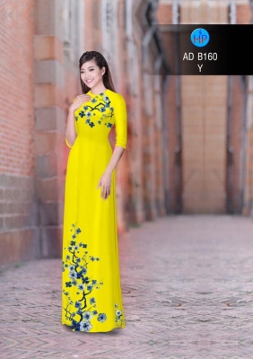 Vải áo dài cành Đào-DT 2971