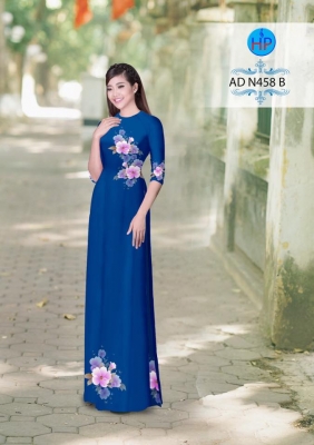 Vải áo dài hoa chìm 3D-DT 3041