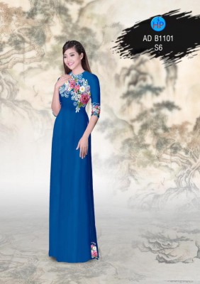 Vải áo dài hoa chùm-DT 3213