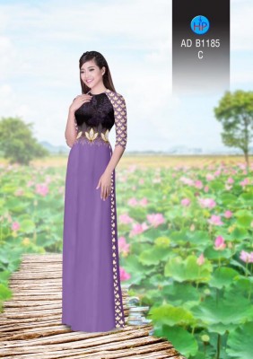 Vải áo dài hoa Sen-DT 3347