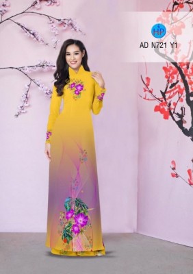 Vải áo dài hoa 3D-DT 3380