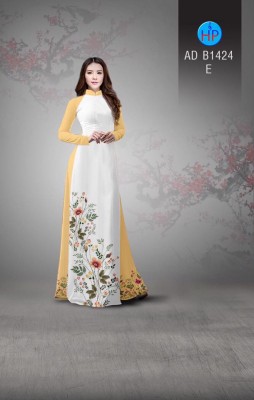 Vải áo dài hoa dây-DT 3448