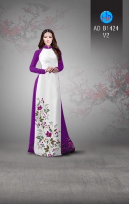 Vải áo dài hoa dây-DT 3448