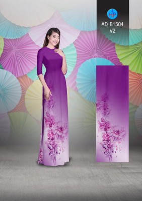 Vải áo dài hoa chìm-DT 3475