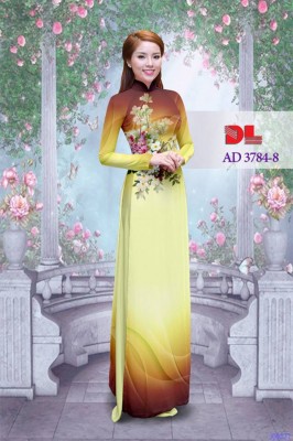 Vải áo dài hoa văn 3D-DT 3591