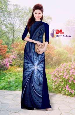 Vải áo dài lập thể-DT 3842