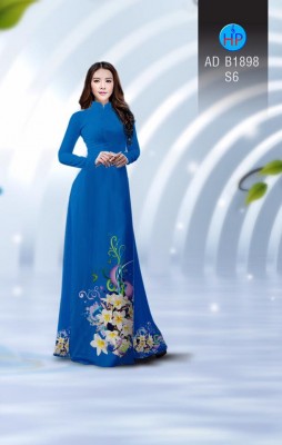 Vải áo dài hoa Sứ-DT 3883