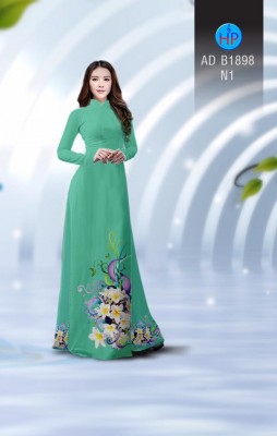 Vải áo dài hoa Sứ-DT 3883