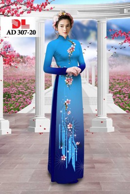 Vải áo dài hoa dây-DT 3992