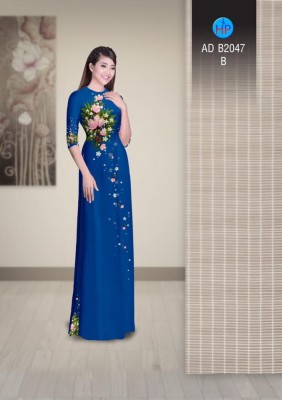 Vải áo dài hoa dây-DT 4001