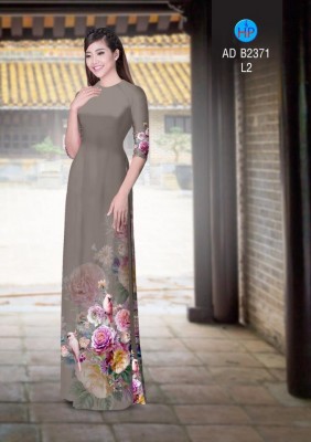 Vải áo dài hoa chùm 3D-DT 4321