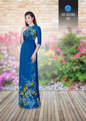 Vải áo dài cảnh Đào-DT 4360