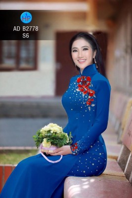 Vải áo dài hoa Phượng-DT 4724