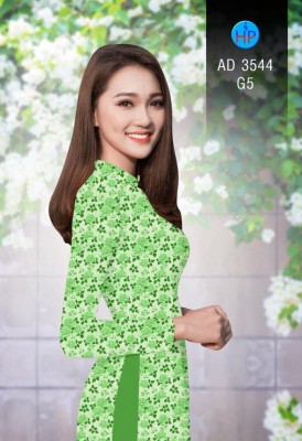 Vải áo dài hoa nhí-DT 4841