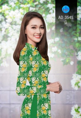 Vải áo dài hoa nhí-DT 4843