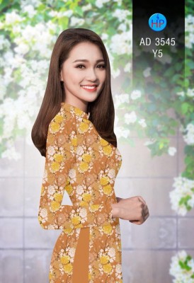 Vải áo dài hoa nhí-DT 4843