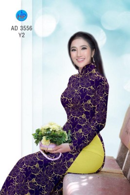 Vải áo dài hoa toàn thân-DT 4917