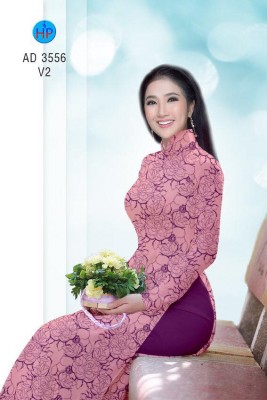 Vải áo dài hoa toàn thân-DT 4917